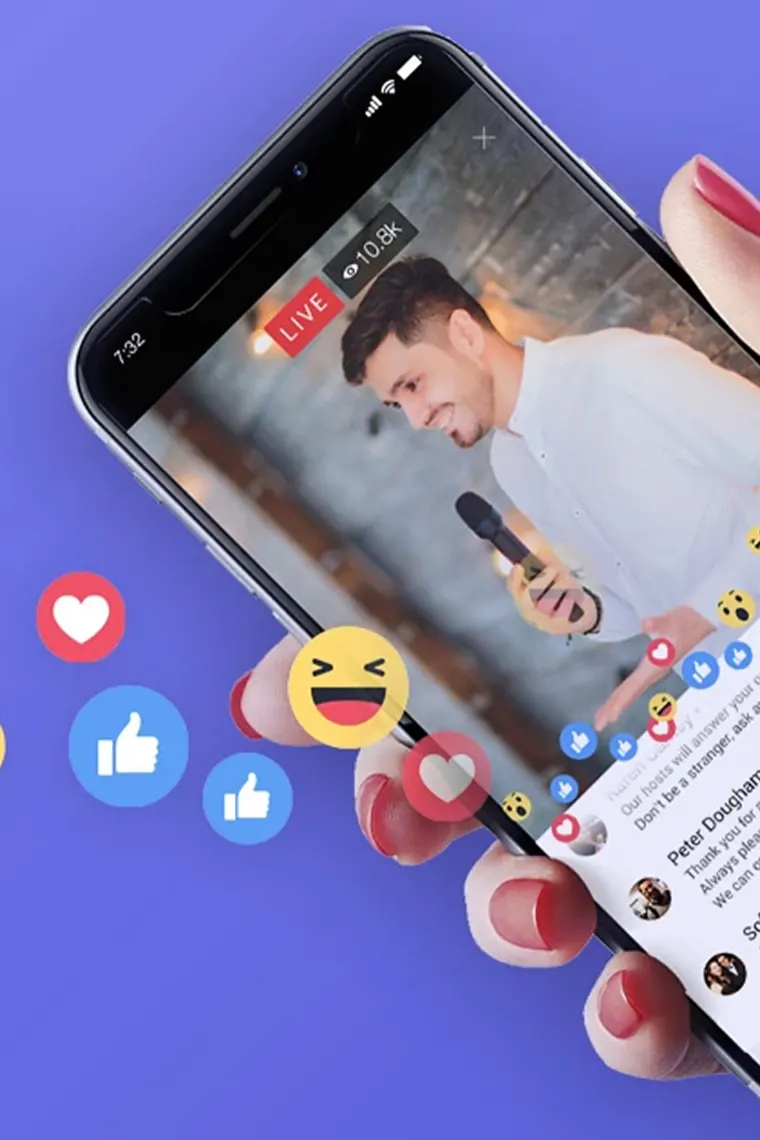 Choosing an MP4 quality for a Facebook video on a phone